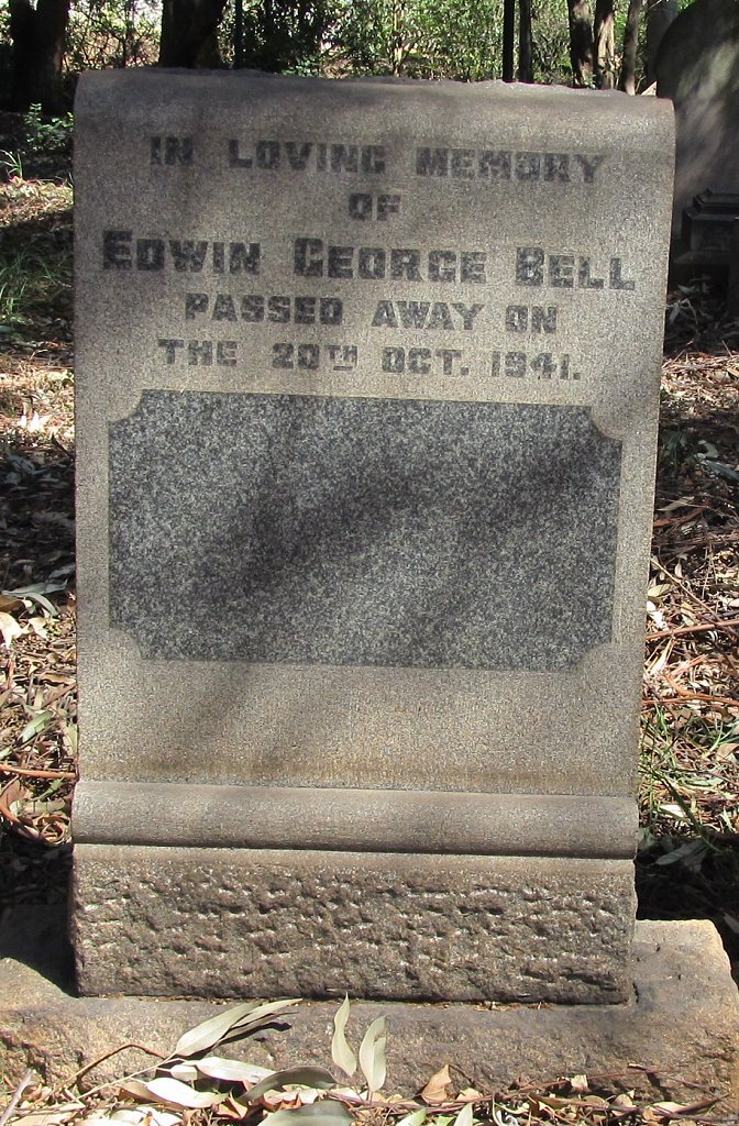 BELL Edwin George -1941
