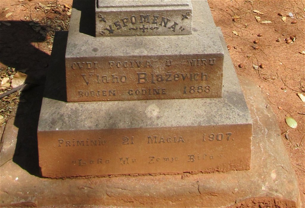 BLAZEVICH Vlaho 1858-1907