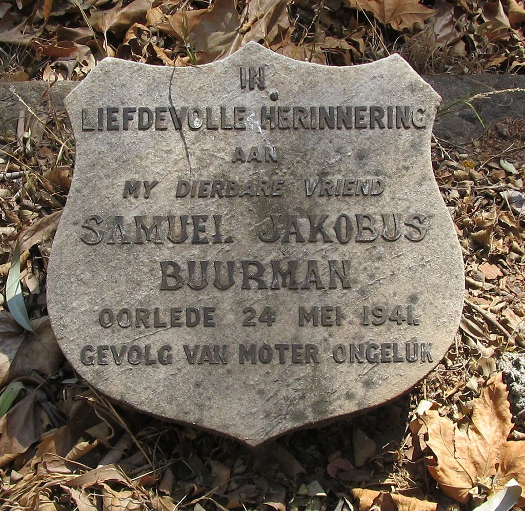 BUURMAN Samuel Jakobus -1941