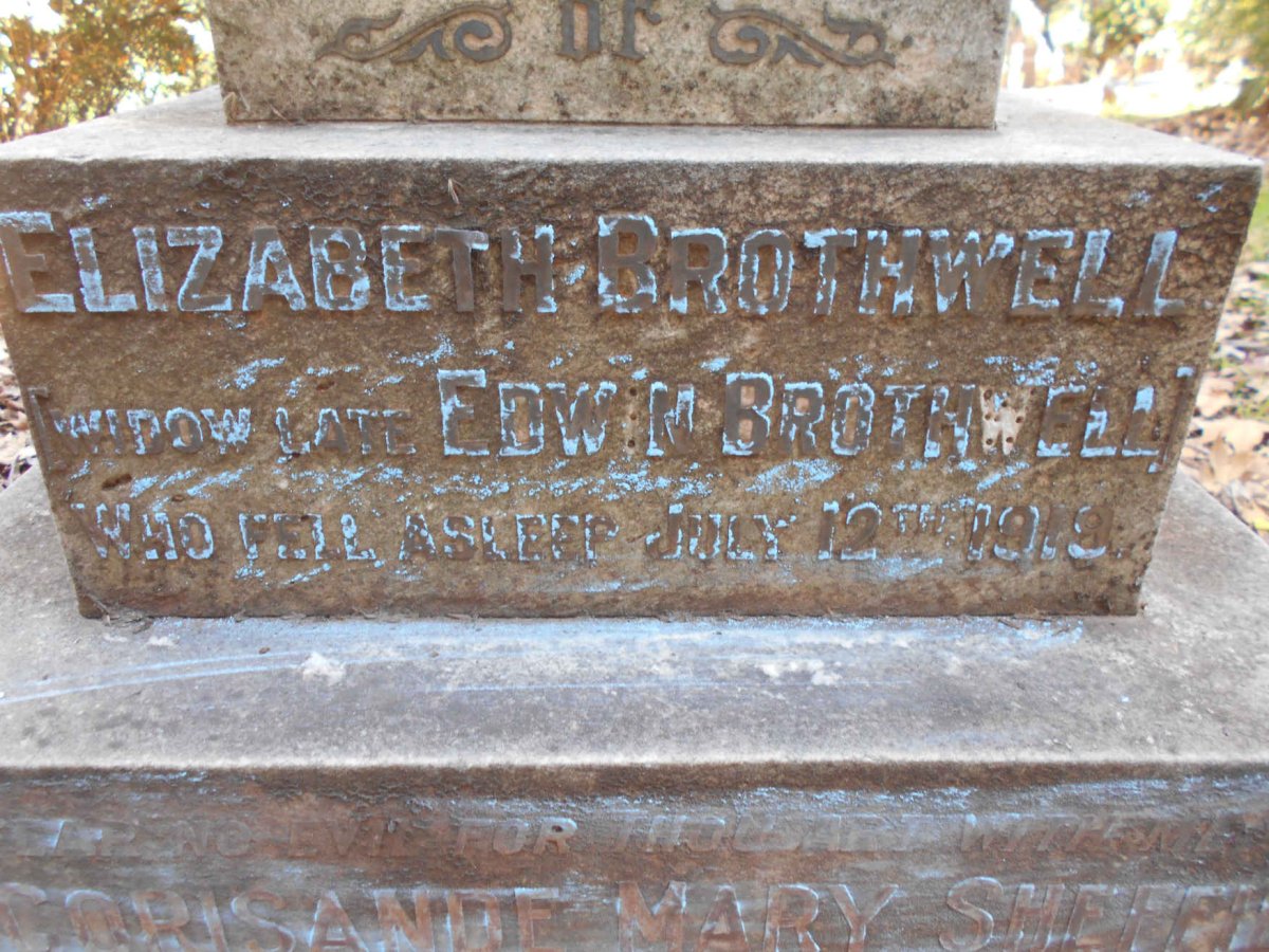 BROTHWELL Elizabeth -1919