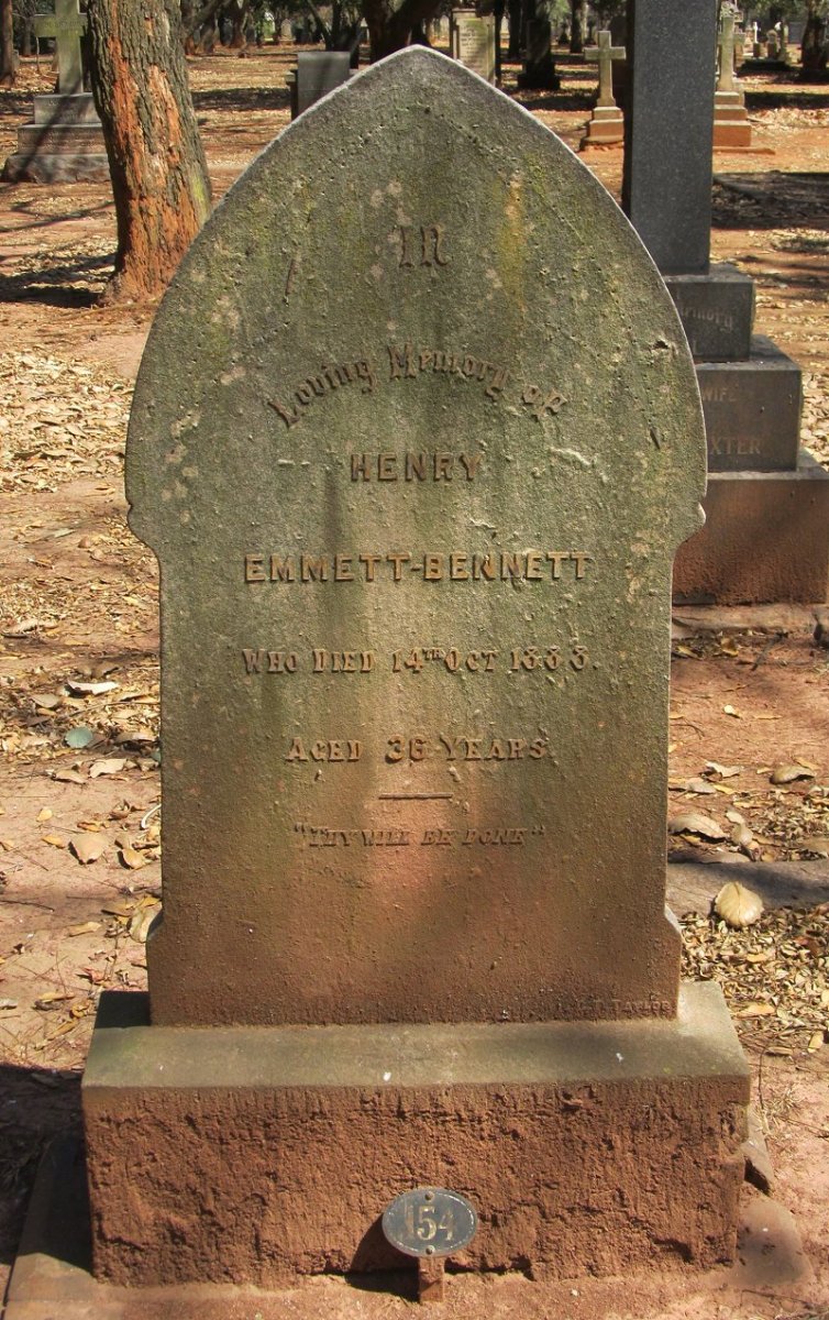 BENNETT Henry, Emmett -1888