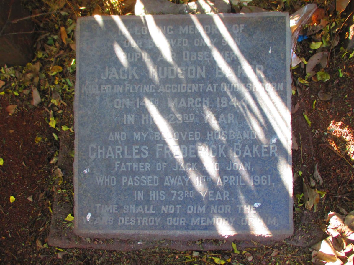 BAKER Charles Frederick  -1961 :: BAKER Jack Hudson  -1944 