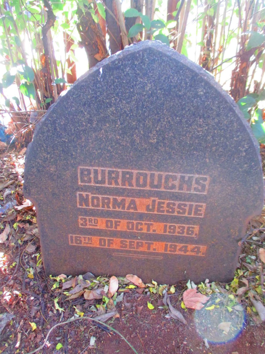 BURROUGHS Norma Jessie 1936-1944