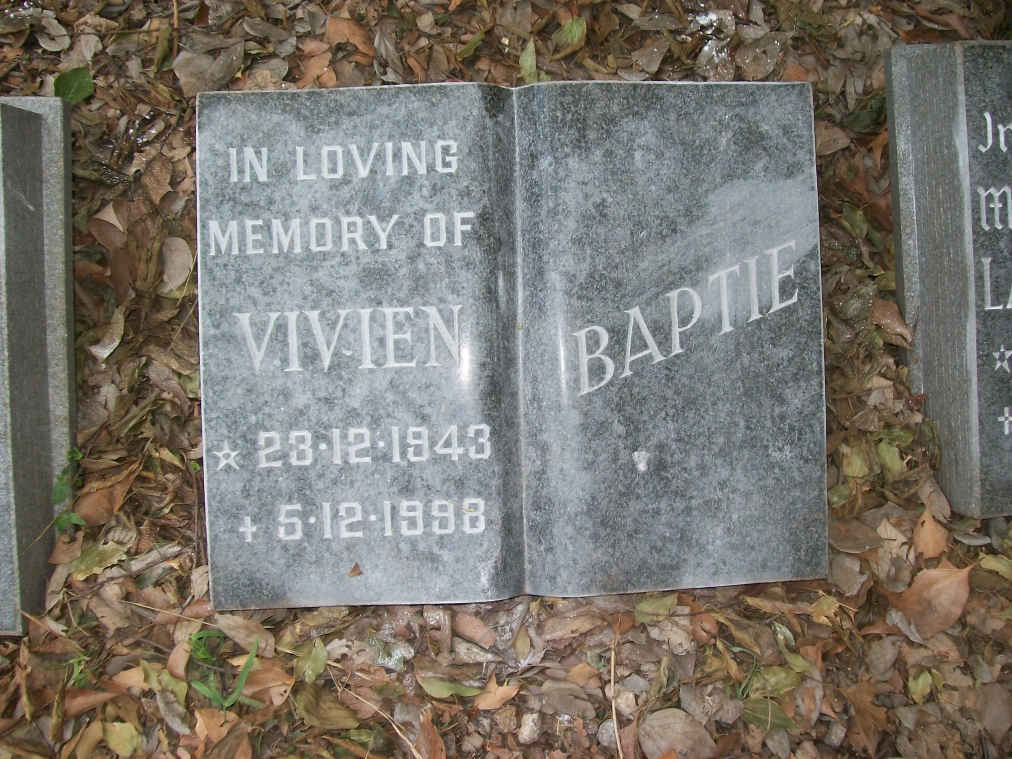 BAPTIE Vivien 1943-1998