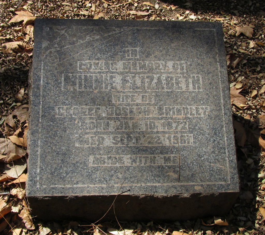BRINDLEY Minnie Elizabeth 1872-1961