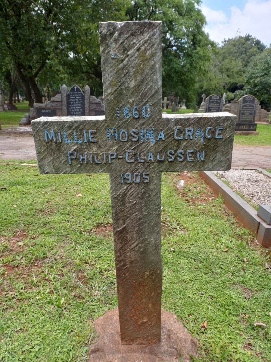 CLAUSSEN Millie Rosina Grace PHILIP- 1860-1905