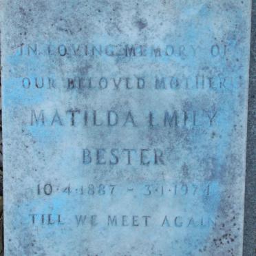 CLAPTON W.T. 1874-1891 :: BESTER Jacobus Louis Brand 1884-1968 & Matilda Emily 1887-1974 :: BESTER William Thomas 1914-1935 :: BESTER Margaret Elizabeth 1920-1967_4