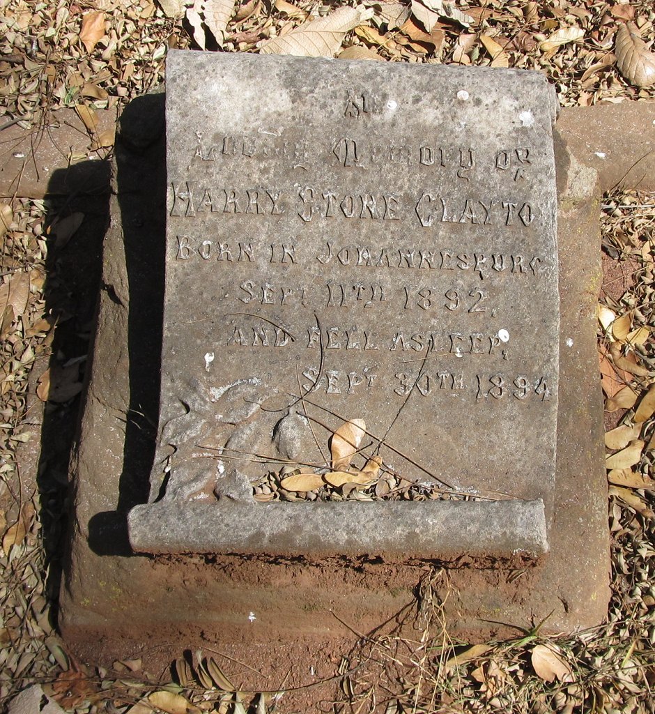 CLAYTON Harry Stone 1892-1894