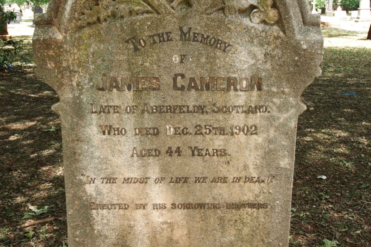CAMERON James -1902