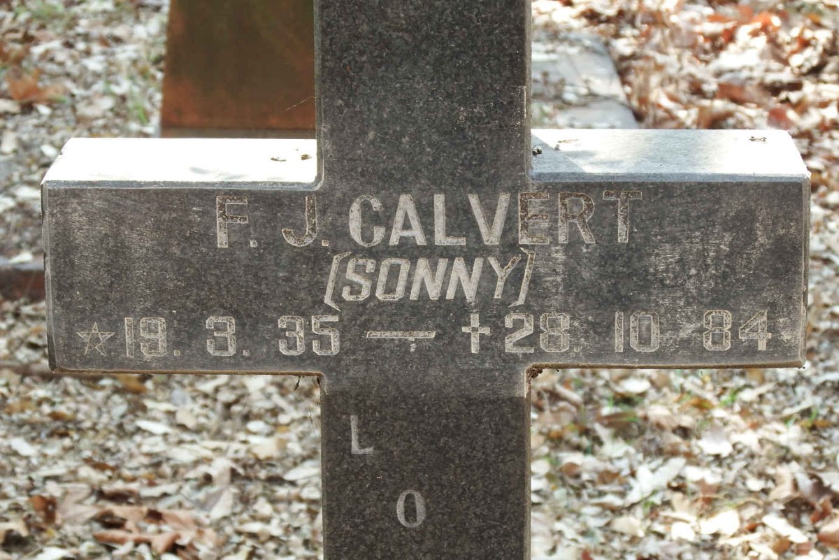 CALVERT F.J. 1935-1984