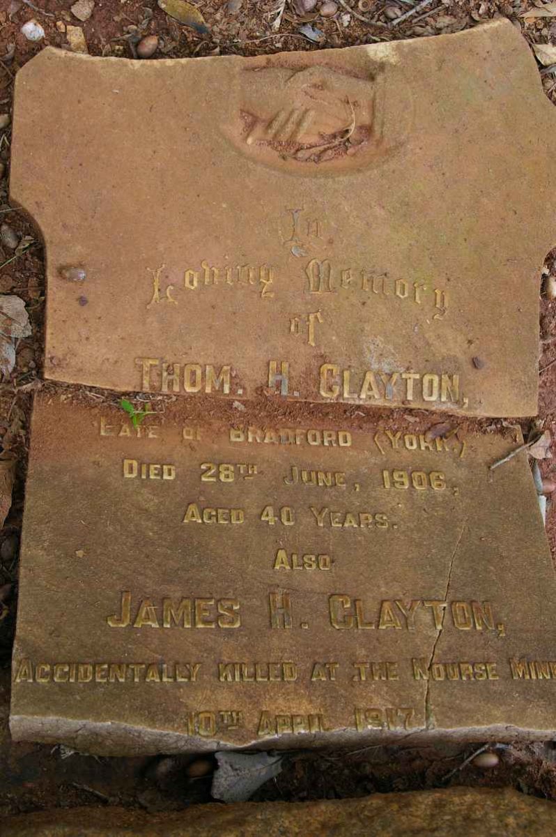 CLAYTON Thom. H. -1906 :: CLAYTON James H. -1917