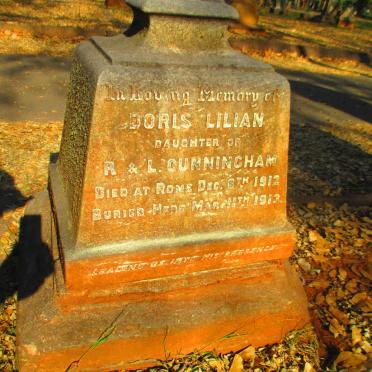 CUNNINGHAM Doris Lilian -1912