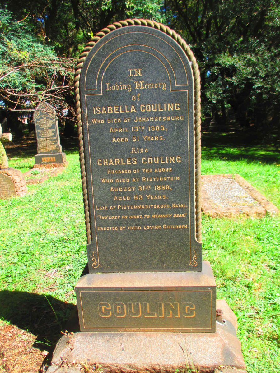 COULING Charles -1898 & Isabella -1903