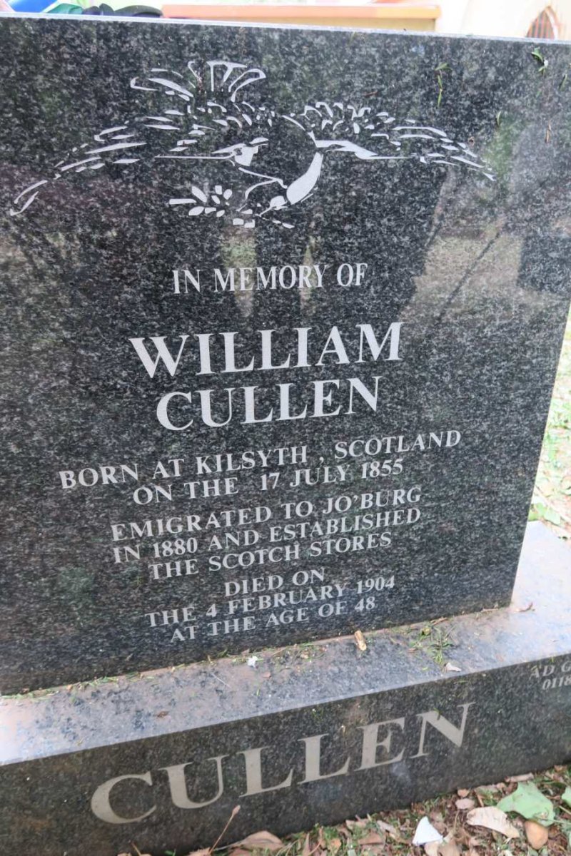 CULLEN William 1855-1904