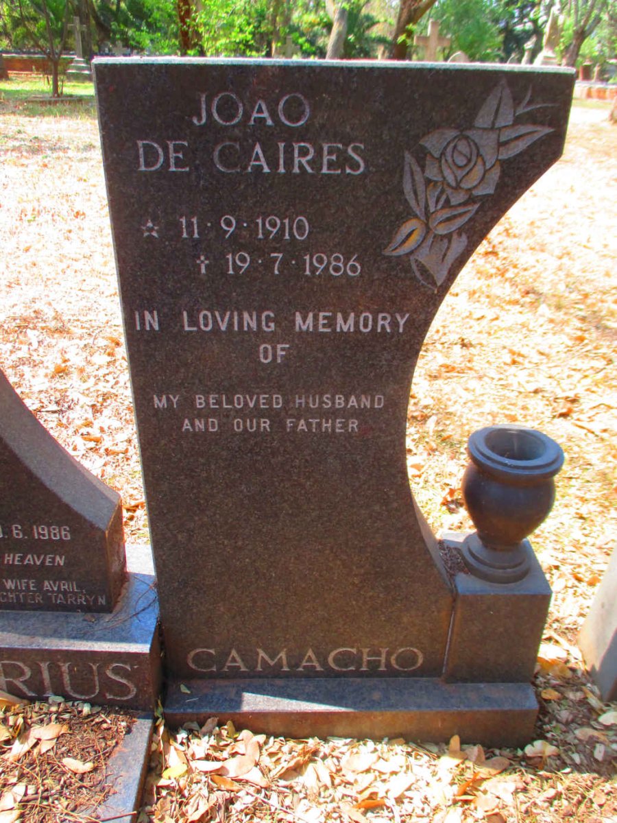 CAMACHO Joao de Caires 1910-1986