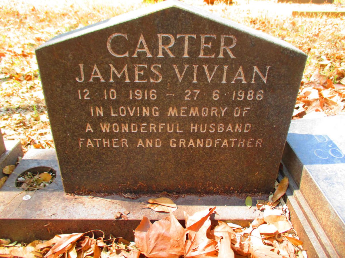 CARTER James Vivian 1916-1986