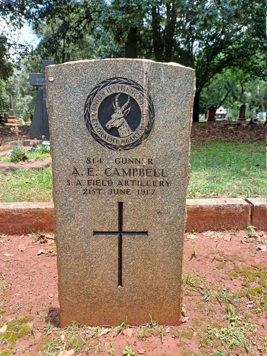 CAMPBELL  A.E. -1917