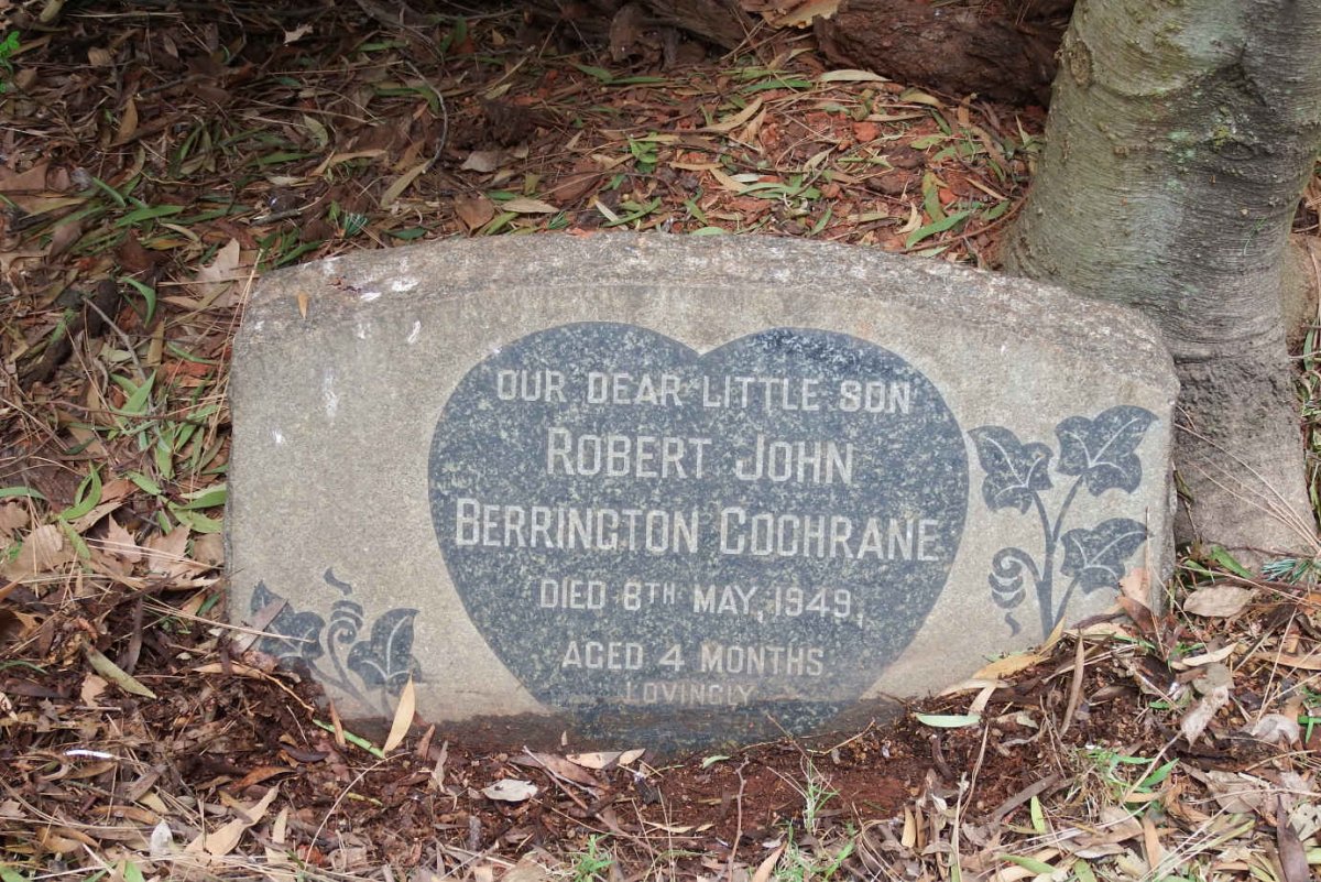 COCHRANE Robert John Berrington -1949