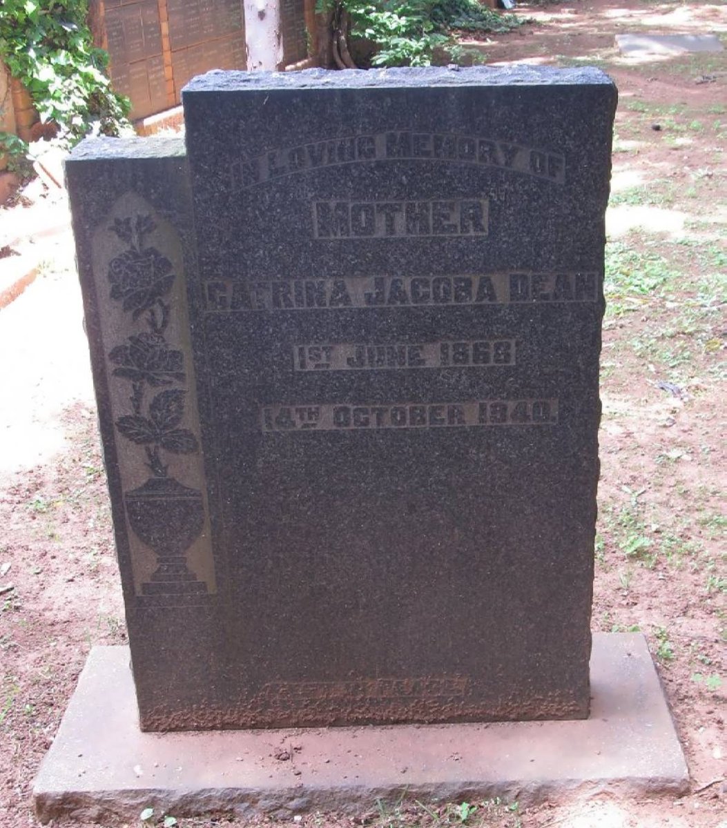 DEAN Catrina Jacoba 1868-1940