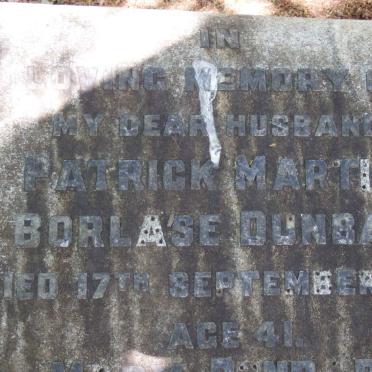 DUNBAR Patrick Martin Borlase -1925 & Mary SHOOLBRED 1893-1983_1