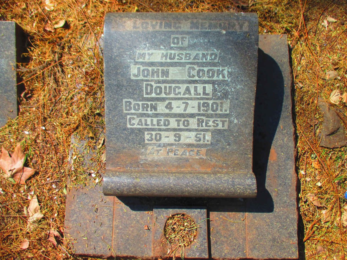 DOUGALL John Cook 1901-1951