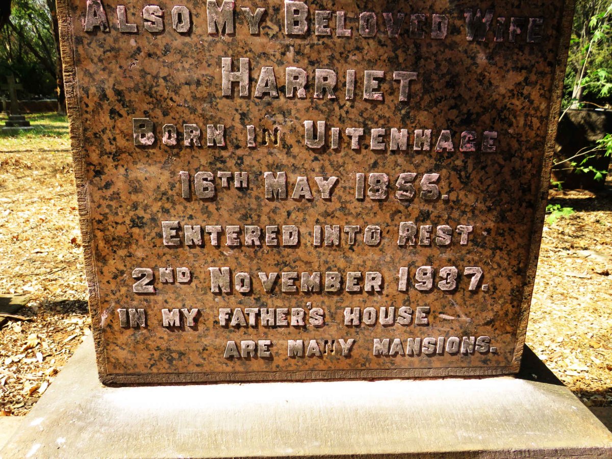 DOIG Harriet 1855-1937
