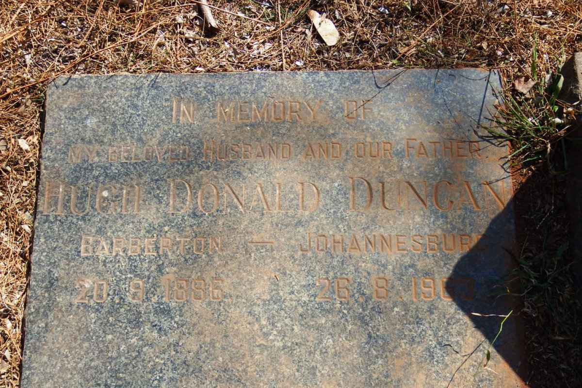 DUNCAN Hugh Donald 1886-1963
