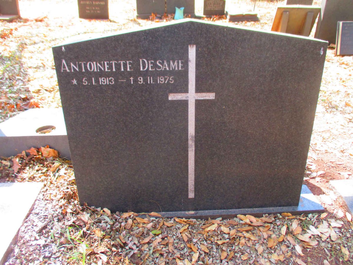 DESAME Antoinette 1913-1975