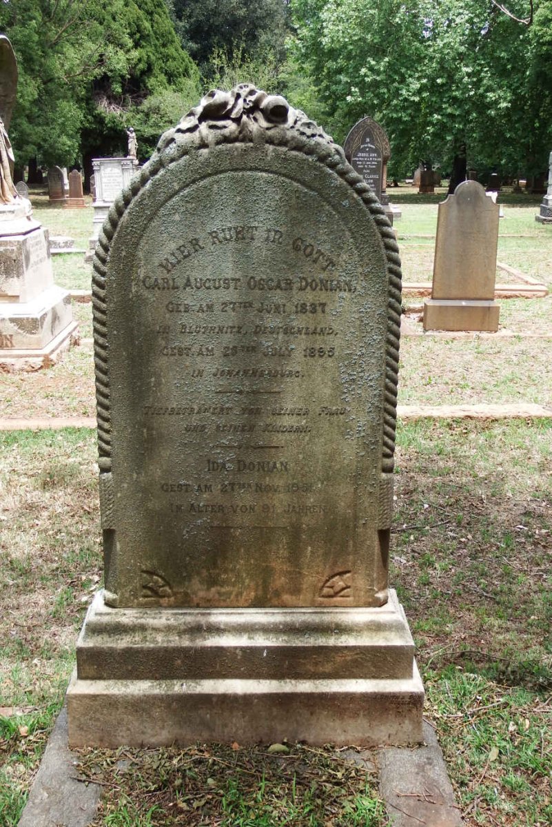 DONIAN Carl August Oscar 1837-1895 :: DONIAN Ida -1?51