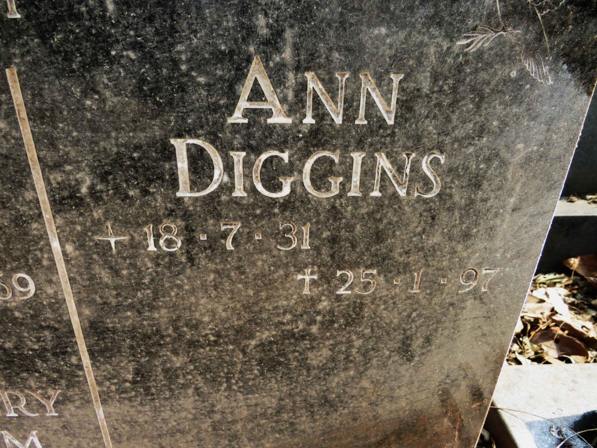 DIGGINS Ann 1931-1997