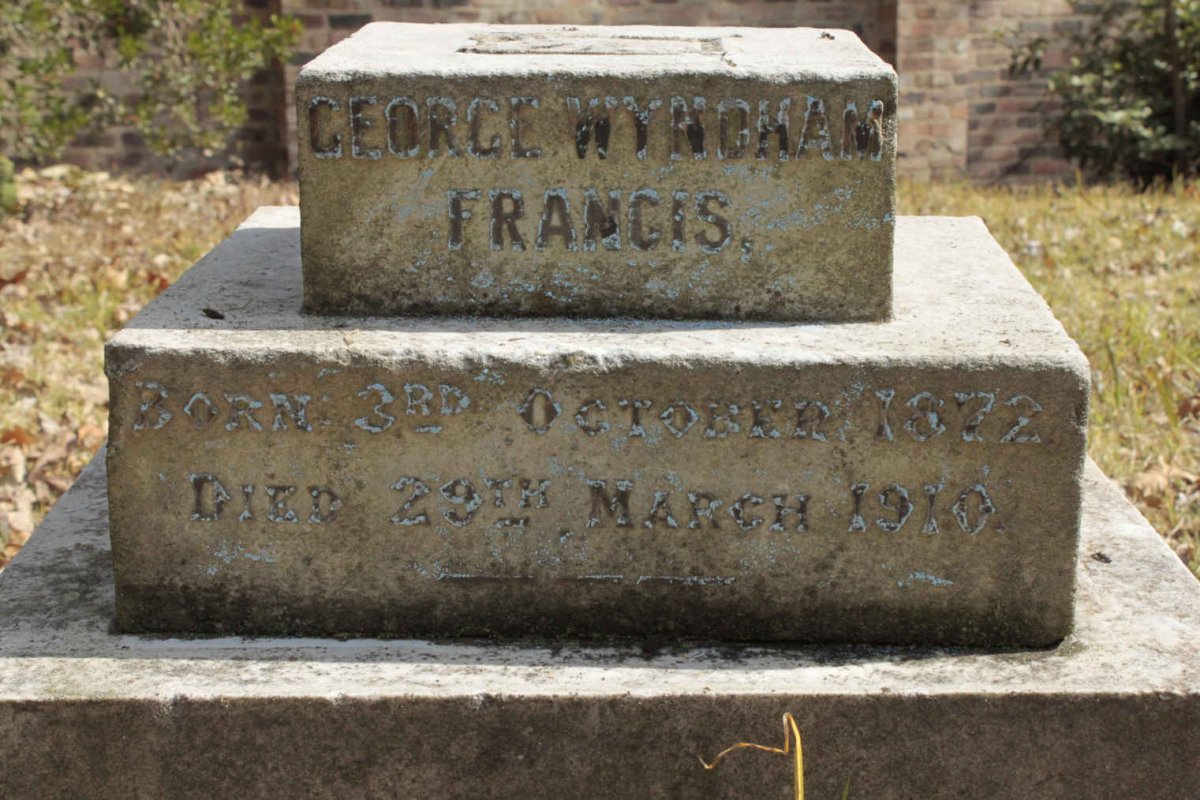 FRANCIS George Wyndham 1872-1910