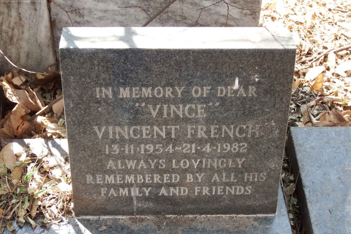 FRENCH Vincent 1954-1982