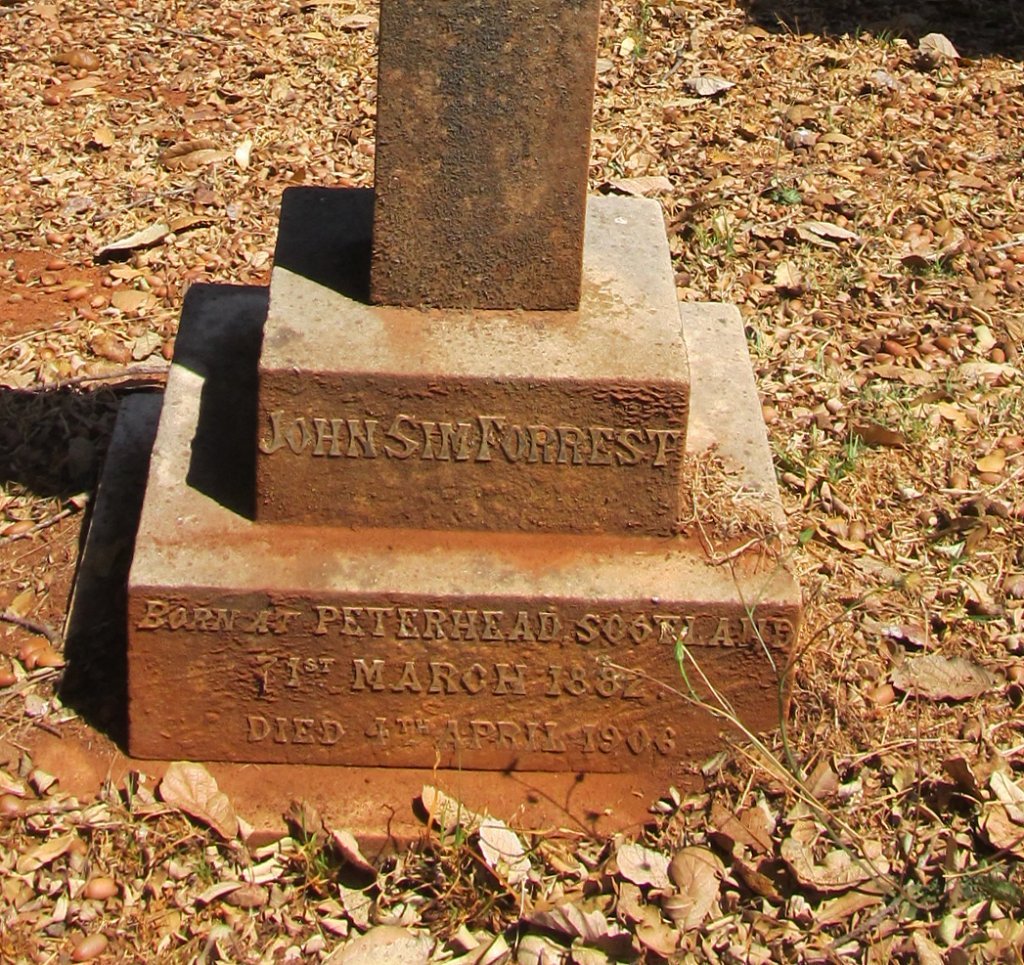 FORREST John Sim 1882-1906
