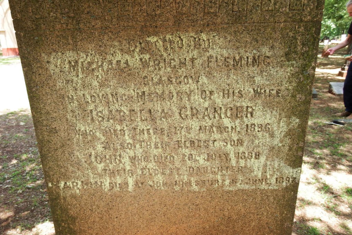 FLEMMING Isabella Granger -1896 :: FLEMMING John -1898 :: FLEMMING Marion -1897