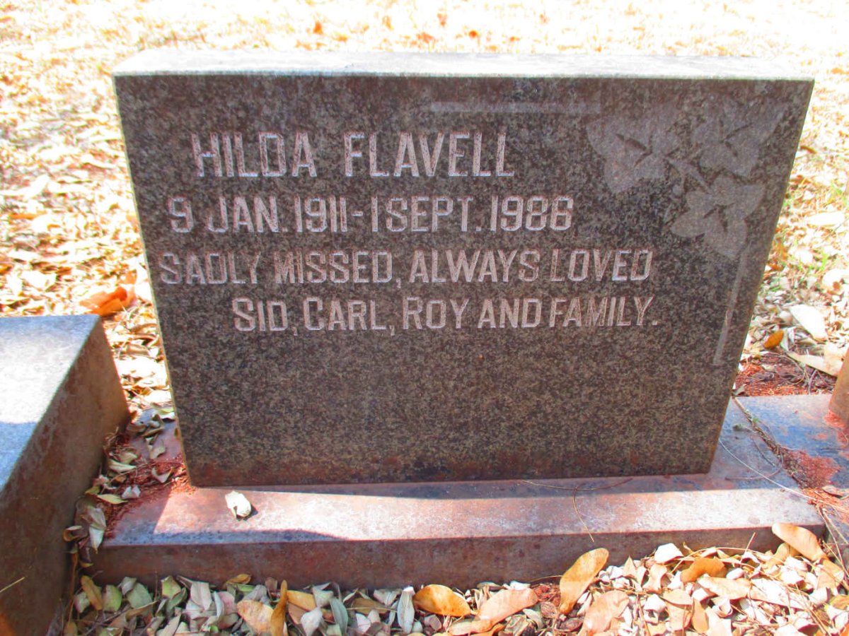 FLAVELL Hilda 1911-1986