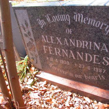 FERNANDES Alexandrina 1930-1987