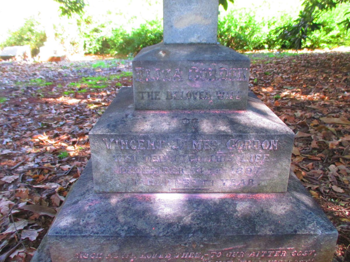 GORDON Eliza -1897