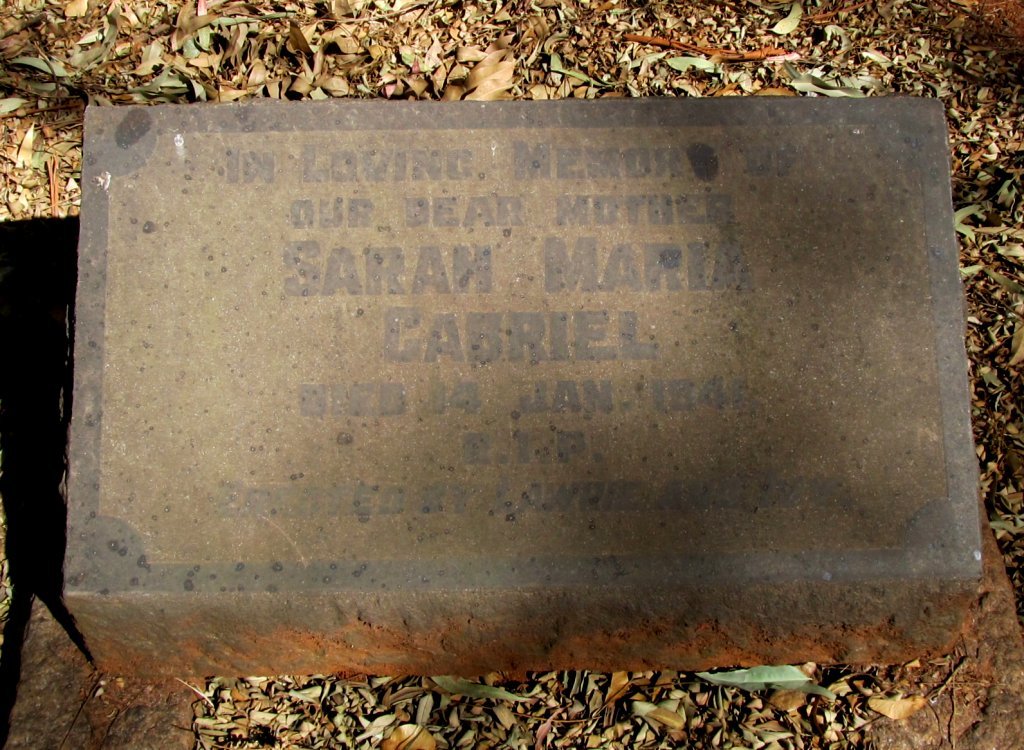 GABRIEL Sarah Maria -1941