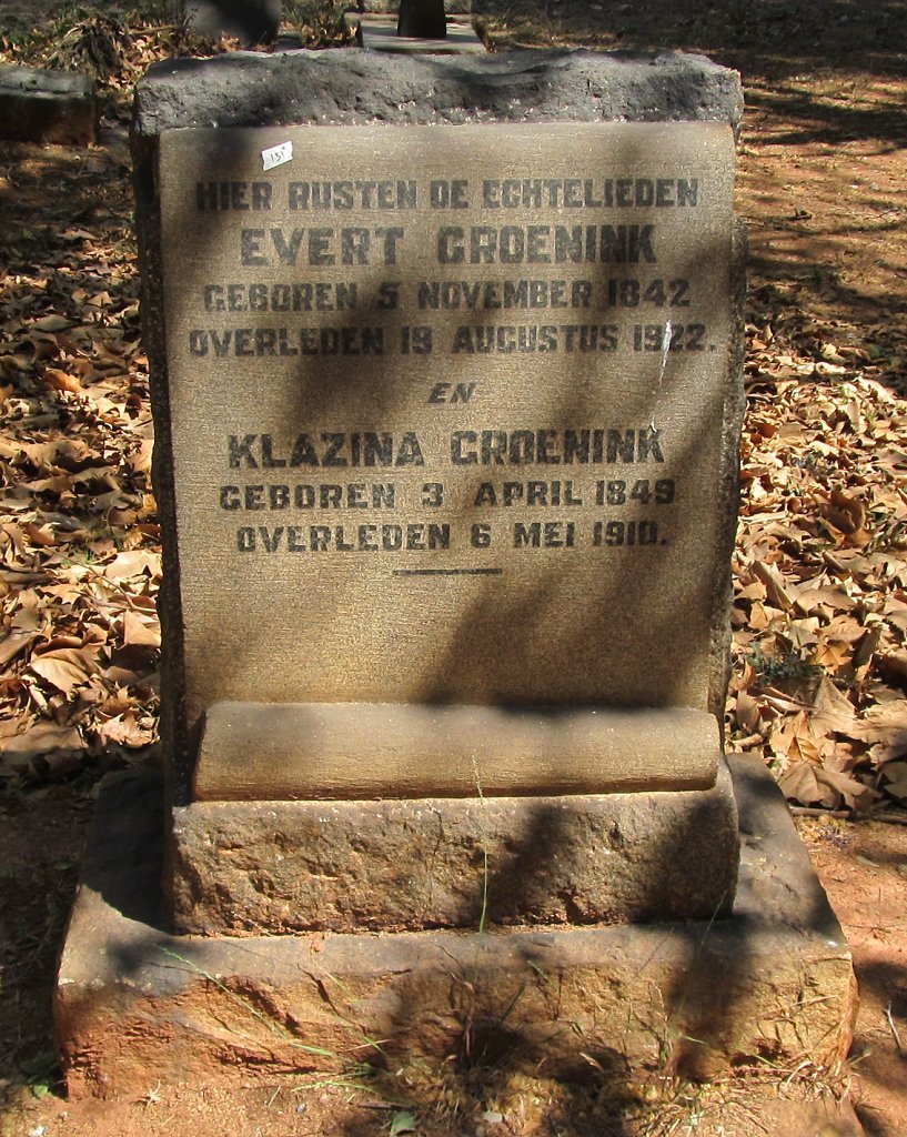 GROENINK Evert 1842-1922 &amp; Klazina 1849-1910