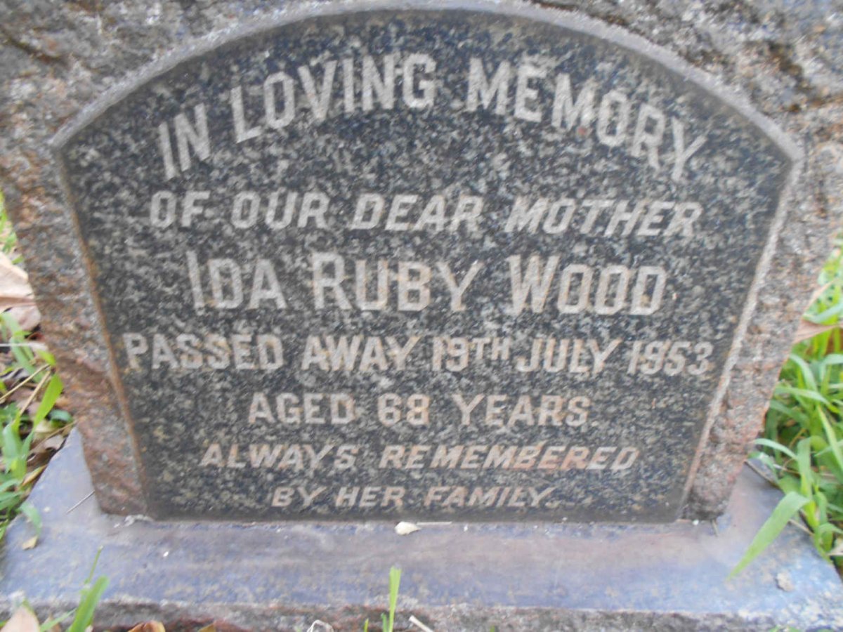 WOOD Ida Ruby -1953