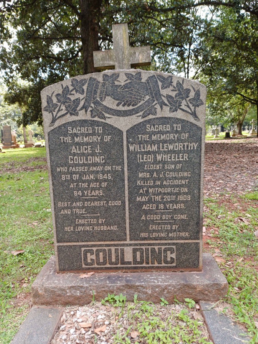 GOLDING Alice J. -1945 :: GOULDING William Leworthy Wheeler -1909