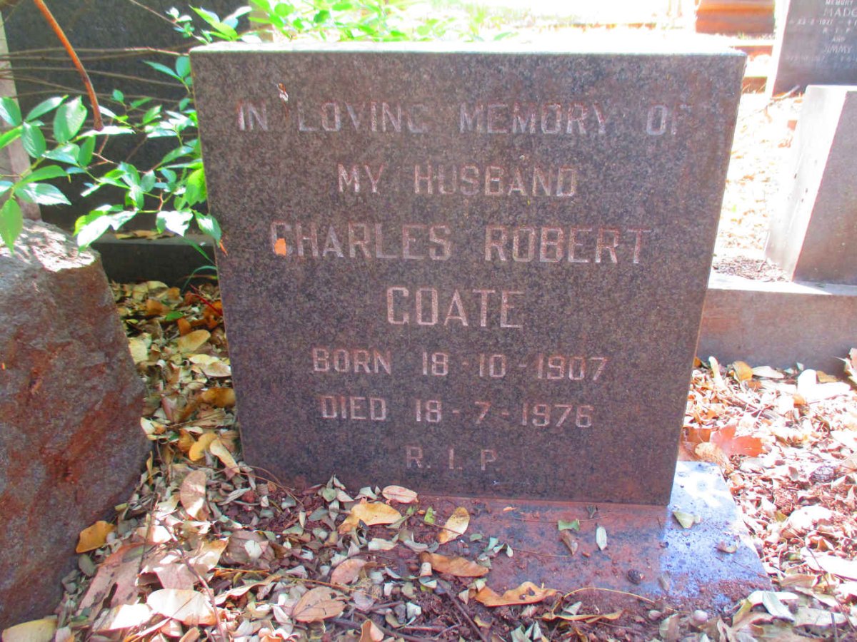 GOATE Charles Robert 1907-1976