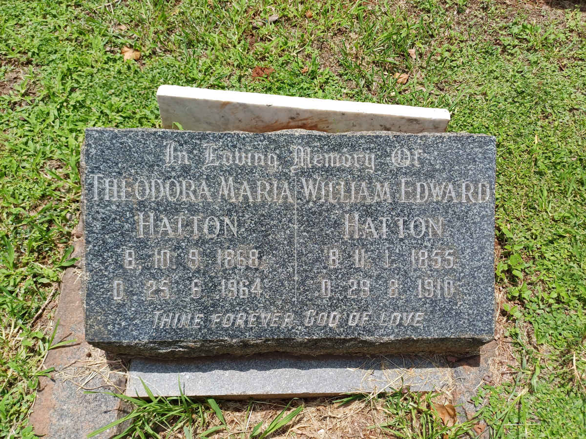 HATTON William Edward 1855-1910 & Theodora Maria 1868-1964_1
