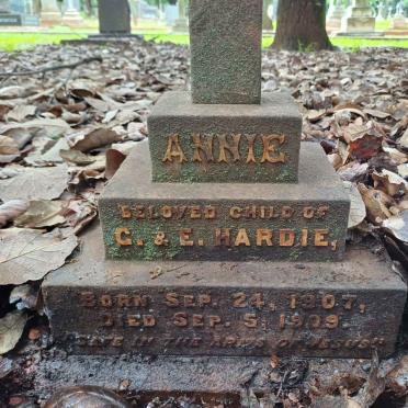 HARDIE Annie 1907-1909
