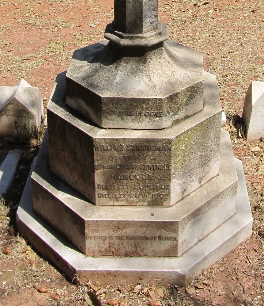HANCOCK William Strangman 1902-1902