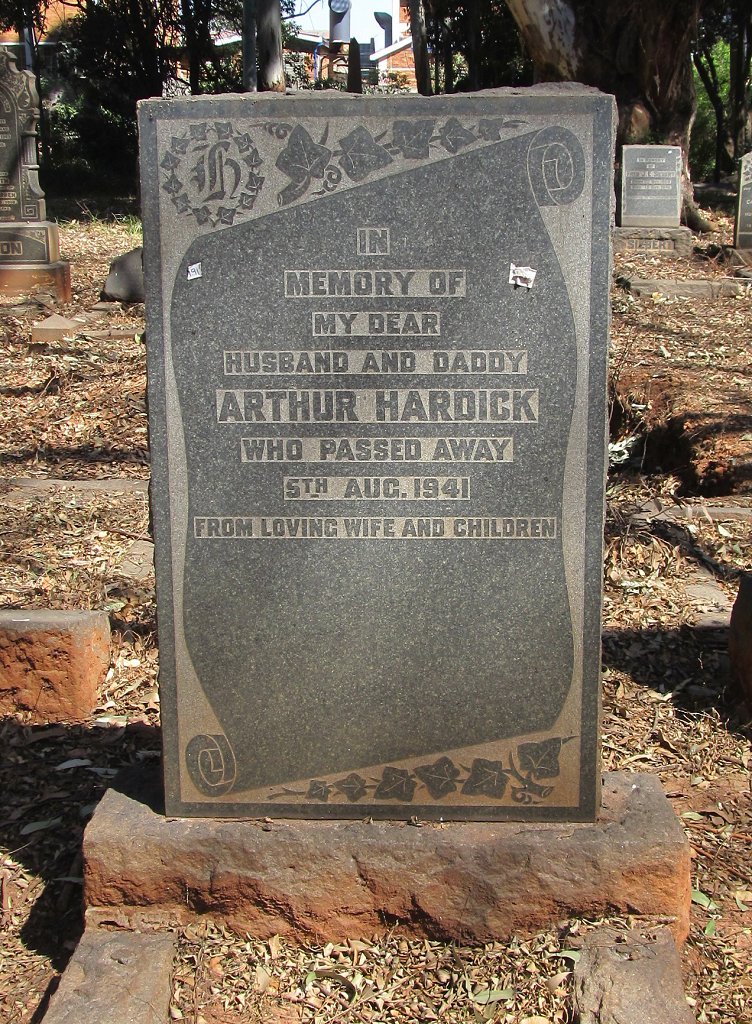 HARDWICK Arthur -1941