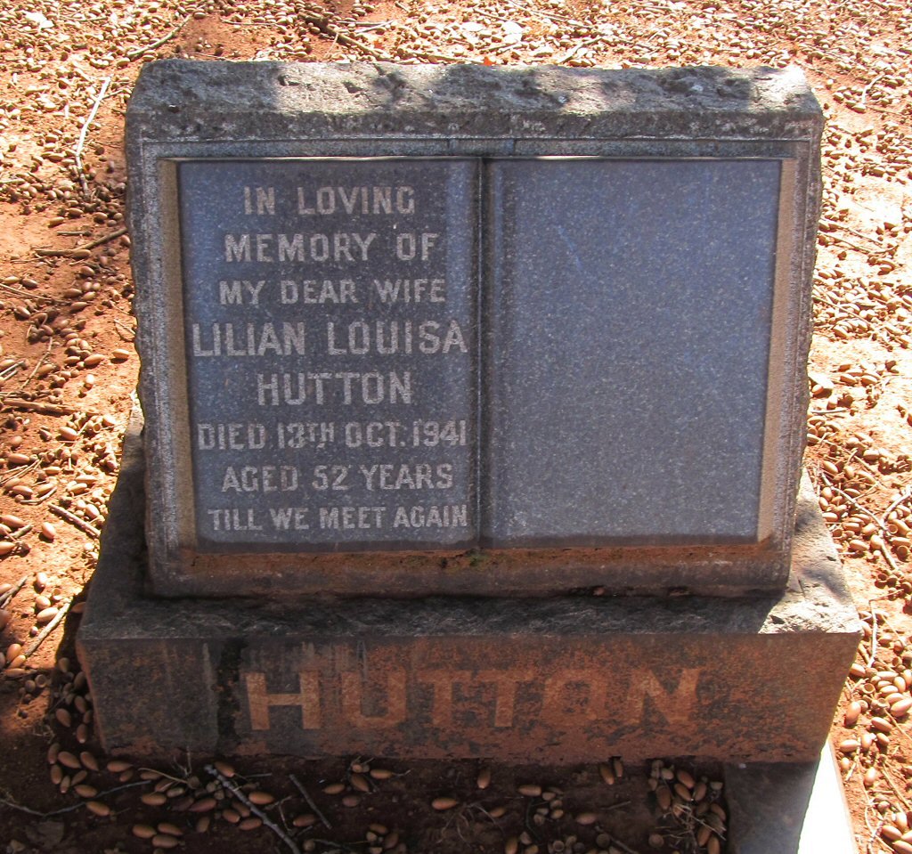 HUTTON Lilian Louisa -1941