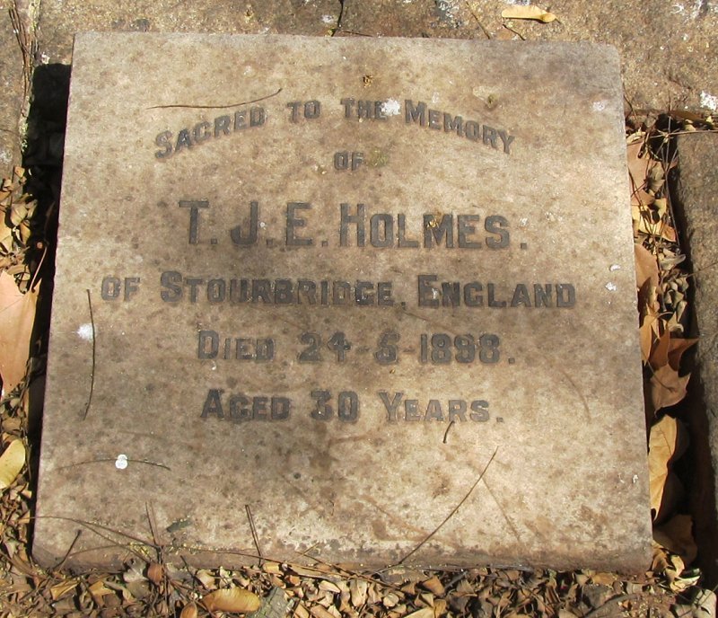 HOLMES T.J.E. -1898 
