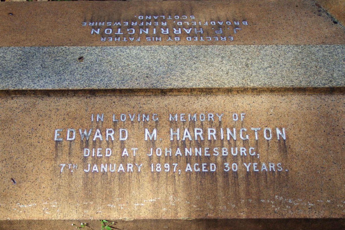 HARRINGTON Edward M. -1897