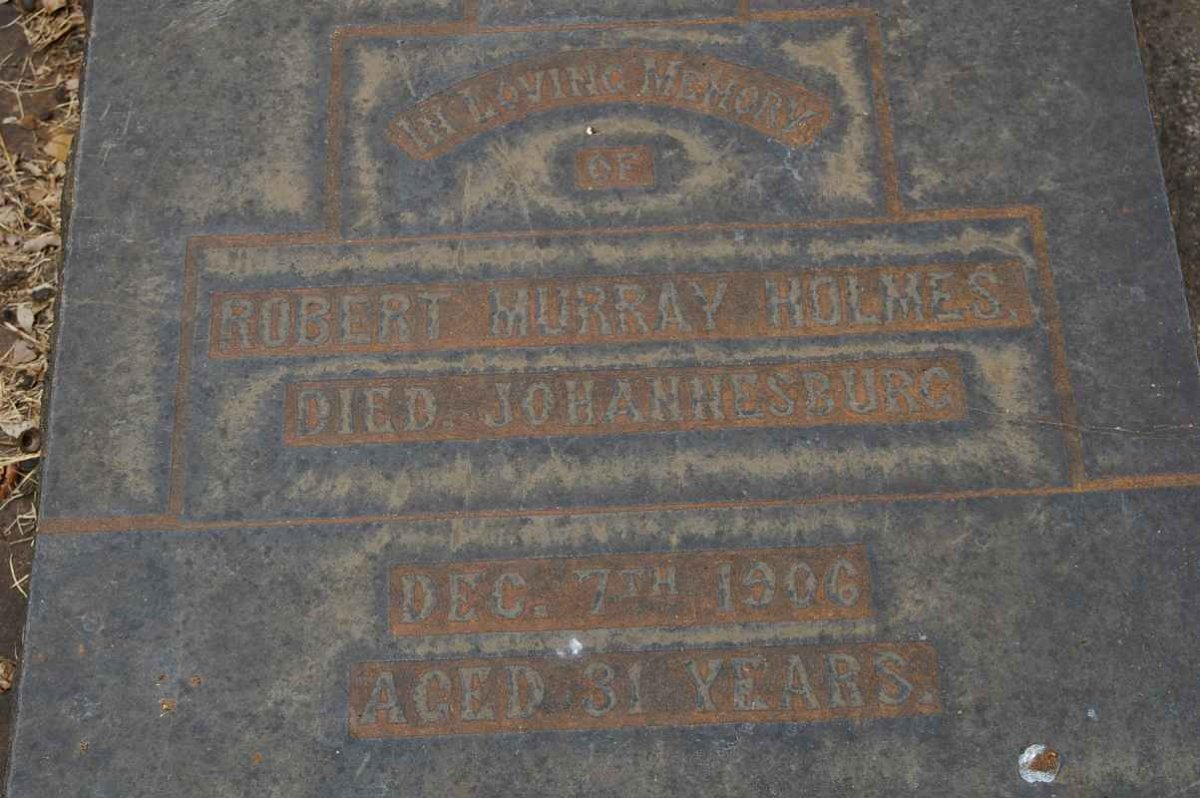 HOLMES Robert Murray -1906